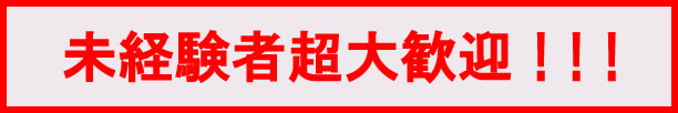 ドライバー未経験者もオーケー！！